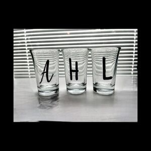 Personalized shot glasses